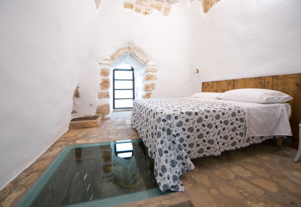 Trullo Torre Suda: Schlafzimmer