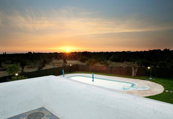 Trullo Torre Suda: Draussen, Garten