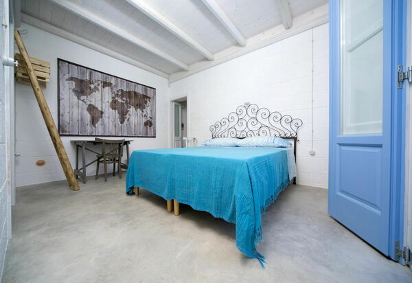 Trullo Torre Suda: Schlafzimmer