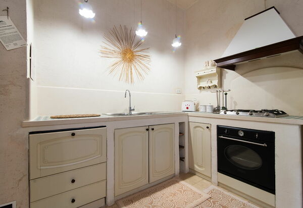 Tia Trullo: Cuisine, Salle à manger