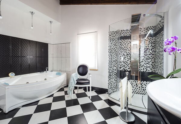 Villa Agorà: Badkamer