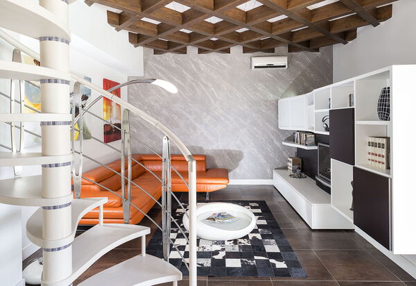 Villa Agorà: Woonkamer