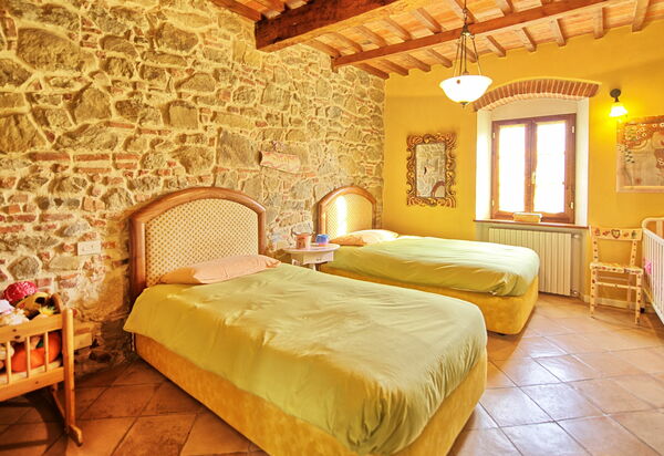 Villa Poggiospinoso: Спальня