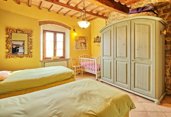 Villa Poggiospinoso: Спальня