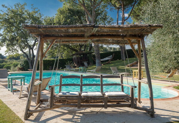 Villa Poggiospinoso: бассейн, Открытый, Сад