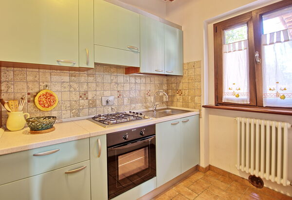 Casale Tiziano: Esszimmer, Küche