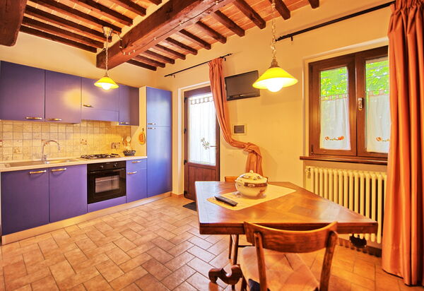 Casale Tiziano: Esszimmer, Küche