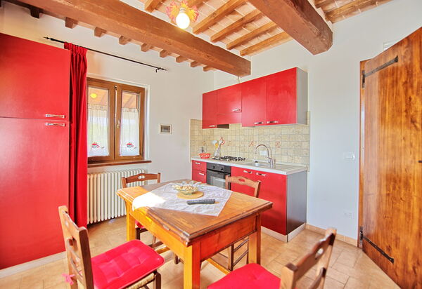 Casale Tiziano: Esszimmer, Küche