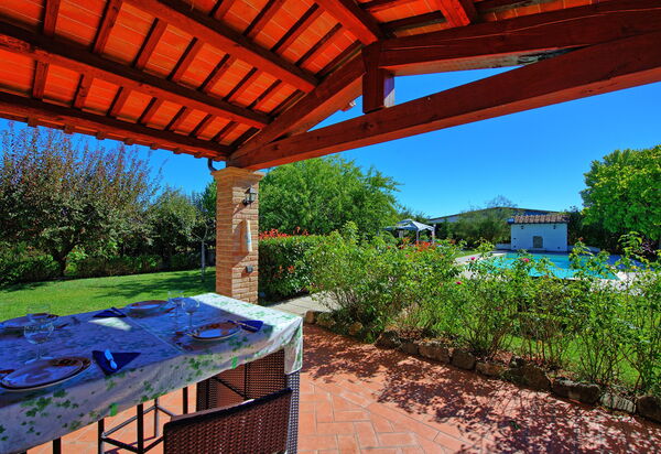 Casale Tiziano: Balkon / Terrasse / Patio