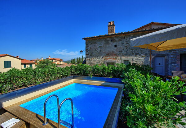 Casa La Fonte: Draussen, Schwimmbad