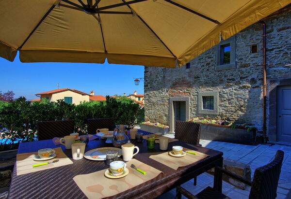 Casa La Fonte: Balkon / Terrasse / Patio, Garten