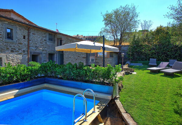 Casa La Fonte: Garten, Schwimmbad