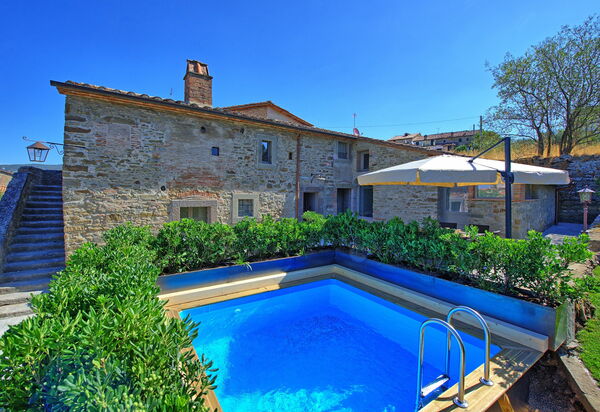 Casa La Fonte: Draussen, Schwimmbad