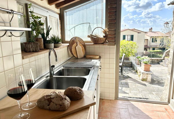 Casa La Fonte: Küche