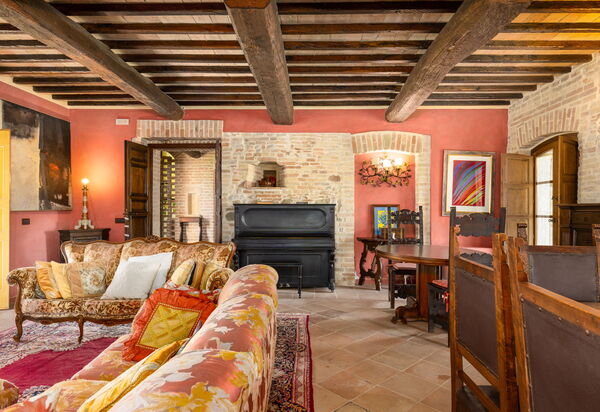 Villa Assisi: Wohnzimmer