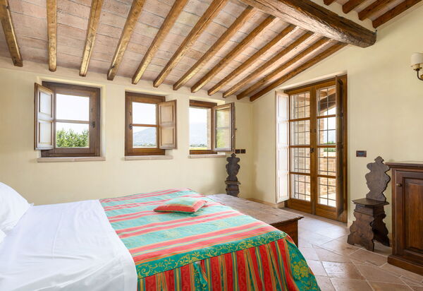 Villa Assisi: Schlafzimmer