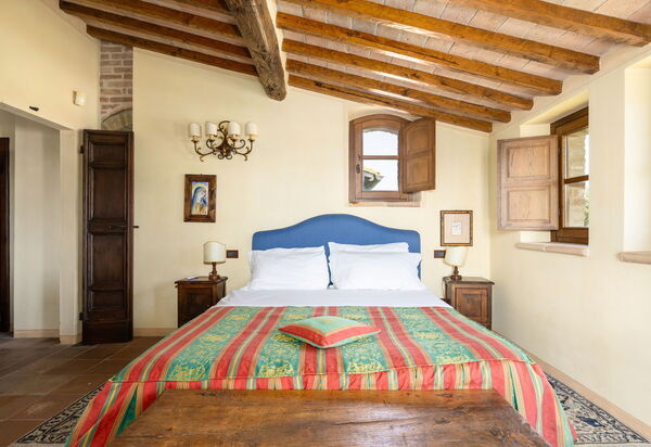 Villa Assisi: Schlafzimmer