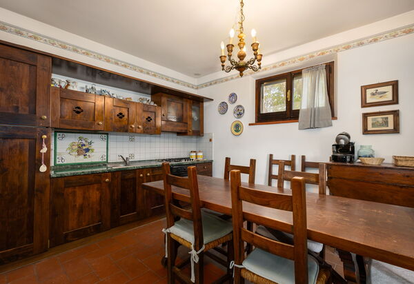 Villa Reale: Esszimmer, Küche