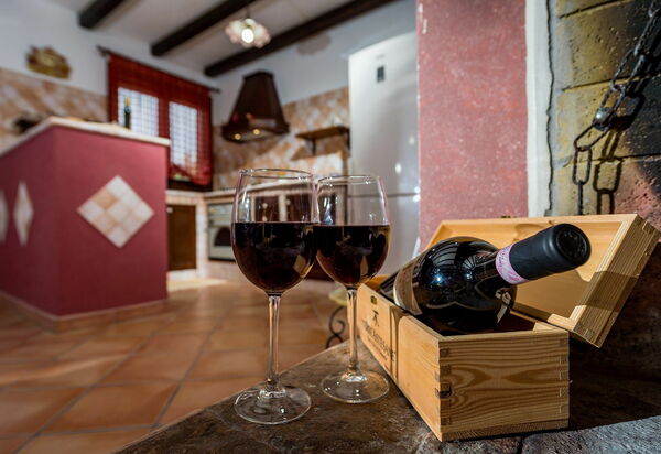 Villa Del Golfo: Keuken, Lunchroom, Woonkamer