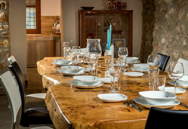 Villa Le Muse: Гостиная, Столовая