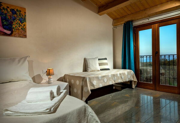 Villa Le Muse: Гостиная, Спальня