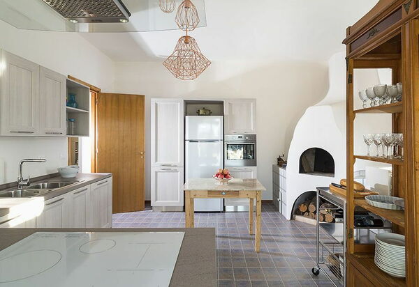 Villa Salinella: Küche