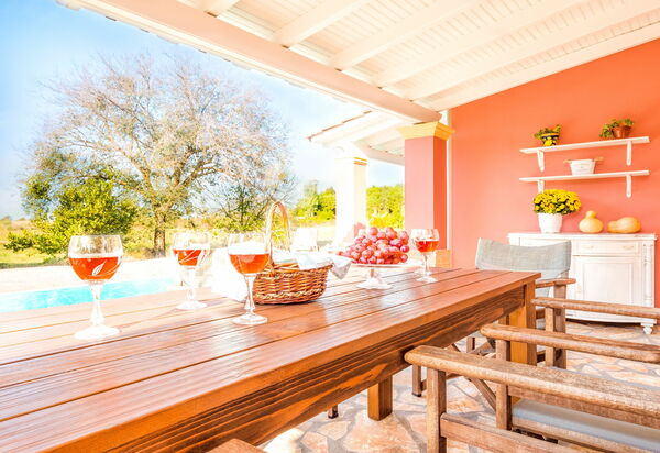 Beach Villa Joanna: Balkong / terrass / uteplats, Utomhus