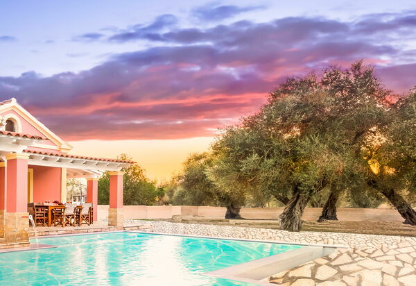 Beach Villa Joanna: slå samman, Trädgård, Utomhus