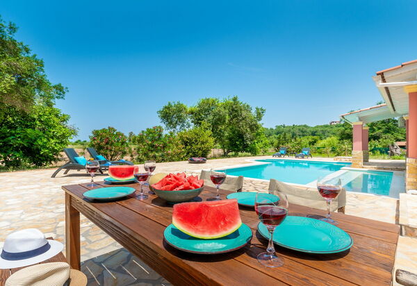 Beach Villa Joanna: slå samman, Utomhus