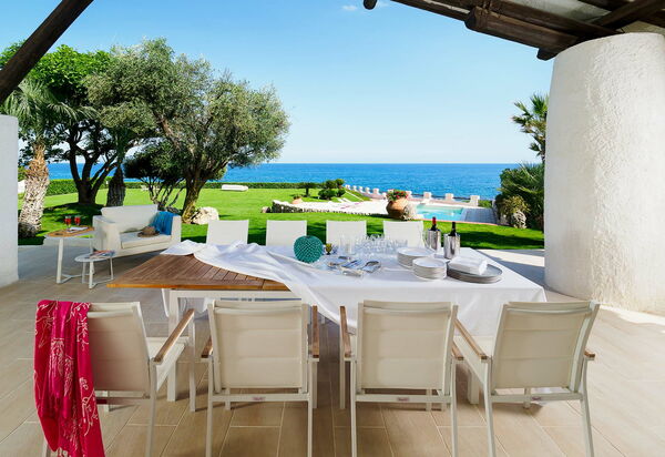 Blu Moon: Balkon / terras / patio, Buitenshuis, Keer bekeken, Tuin