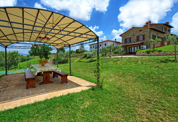 Villa Farneta: Have, Udvendige