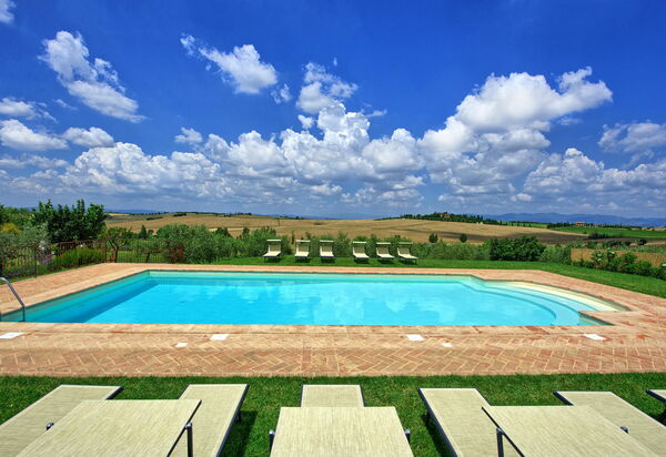 Villa Farneta: Have, pool