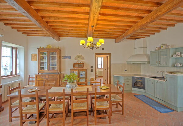 Villa Farneta: Frokostlokale, Køkken