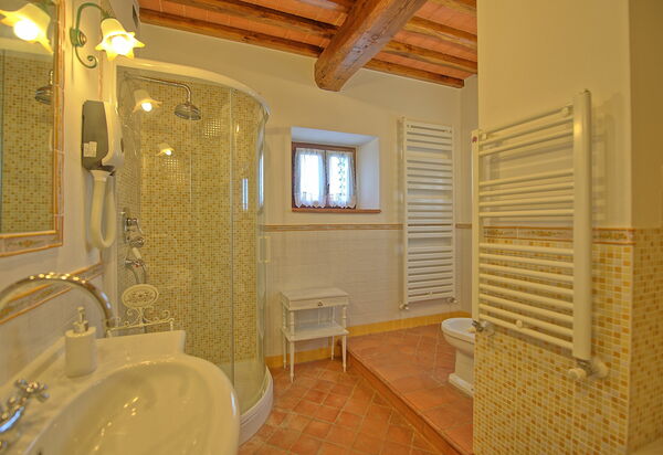 Villa Farneta: Badeværelse