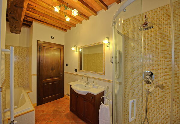 Villa Farneta: Badeværelse