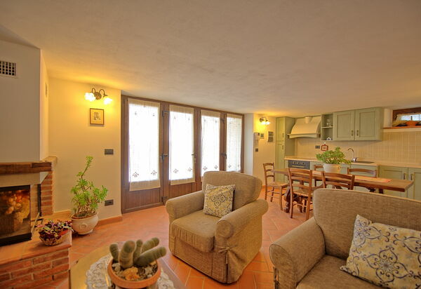 Villa Farneta: Frokostlokale, Køkken, Stue