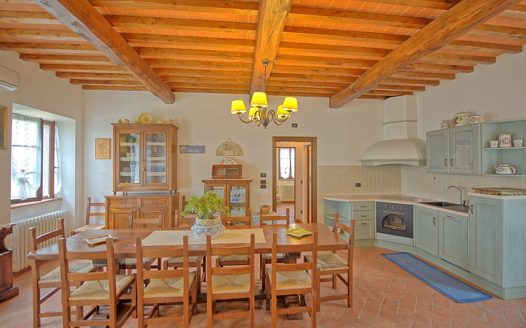 Villa Farneta: Cucina, Sala da pranzo