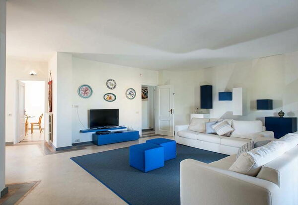 Villa Vendicari: Wohnzimmer