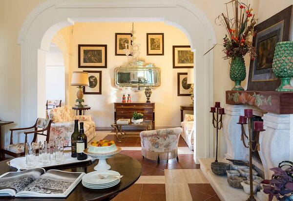 Villa San Ciro: Wohnzimmer