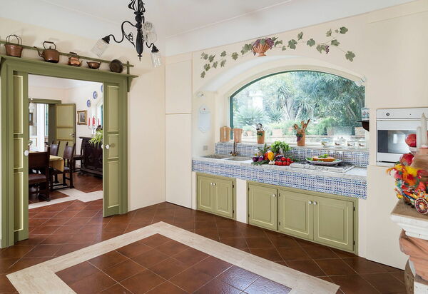 Villa San Ciro: Küche