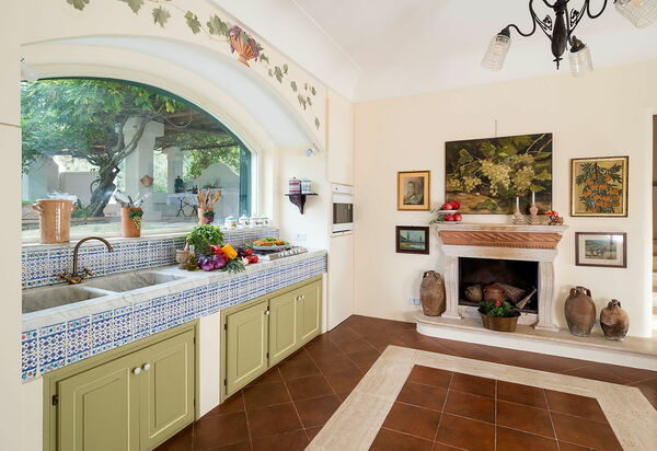 Villa San Ciro: Küche