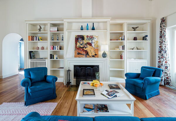 Villa La Capinera: Wohnzimmer