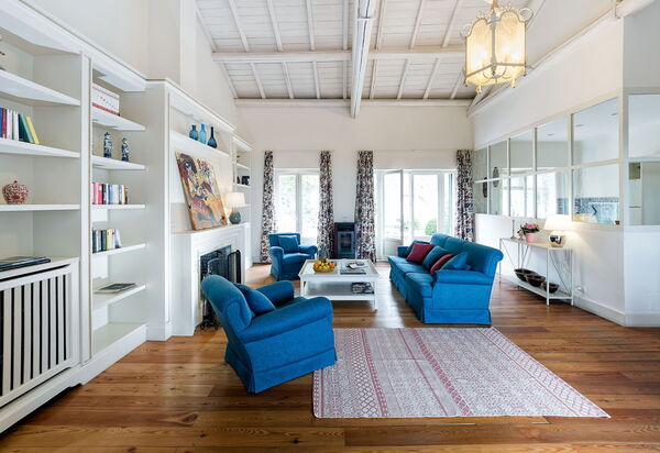 Villa La Capinera: Wohnzimmer