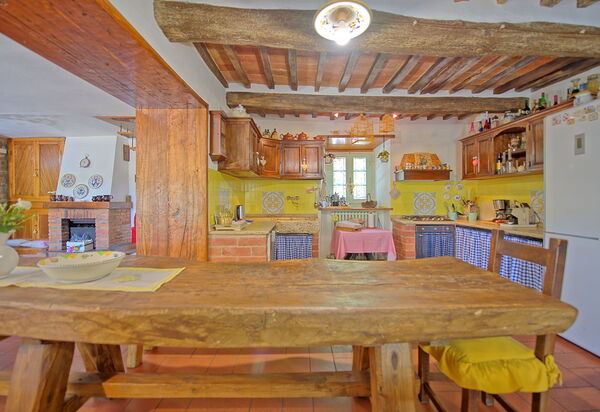 Casale San Martino: Esszimmer, Küche