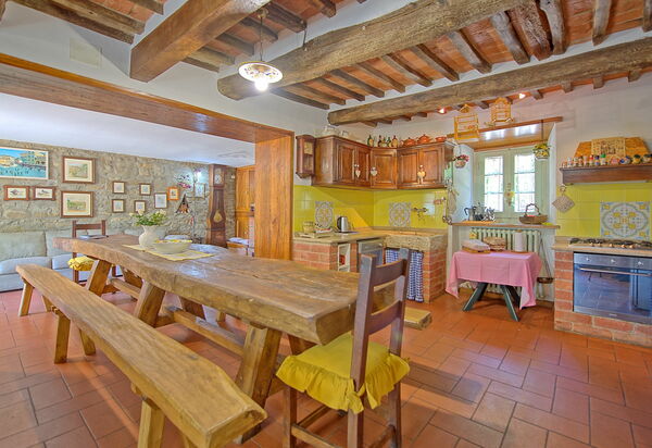 Casale San Martino: Esszimmer, Küche