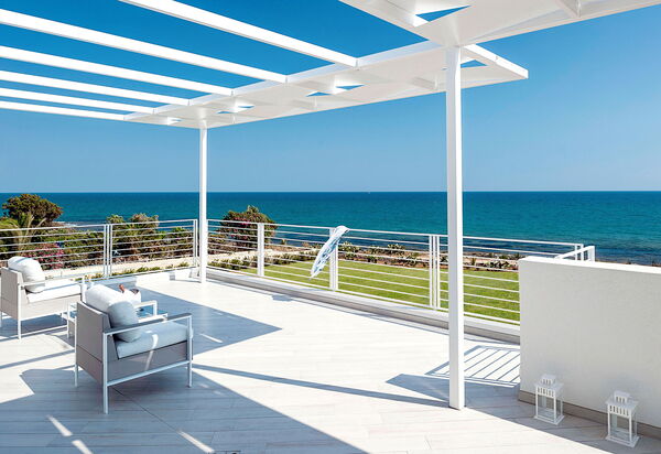 Villa Blumarine: Ansichten, Außen, Balkon / Terrasse / Patio, Draussen, Garten