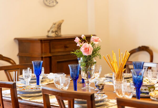 Villa Cangeli: Esszimmer