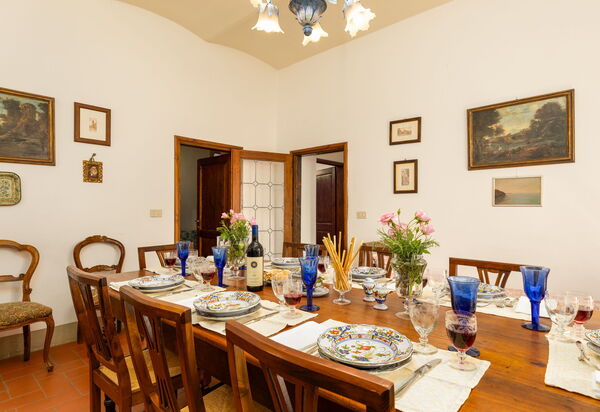 Villa Cangeli: Esszimmer