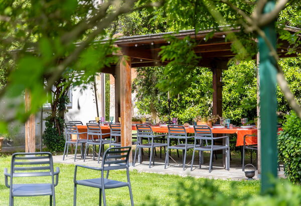 Villa Cangeli: Balkon / Terrasse / Patio, Draussen, Garten