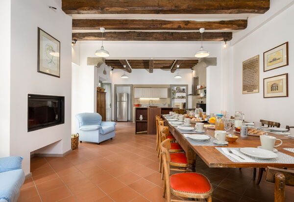 Villa Cangeli: Esszimmer